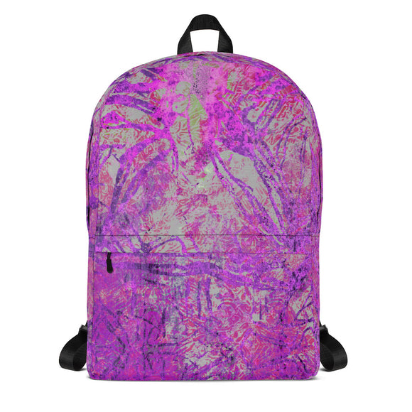 Purple Leaf Backpack