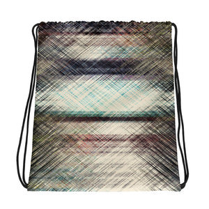 Crosshatch Drawstring bag