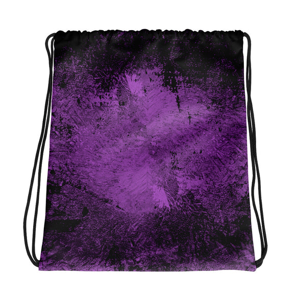 Purple Drawstring bag