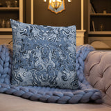 Blue Paisley Premium Pillow