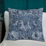 Blue Paisley Premium Pillow