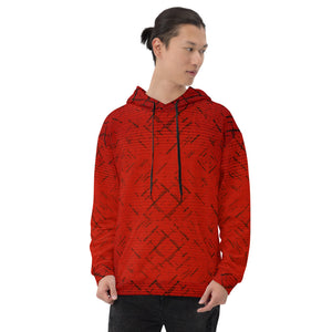 Red Patch Unisex Hoodie