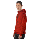 Red Patch Unisex Hoodie