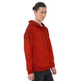 Red Patch Unisex Hoodie