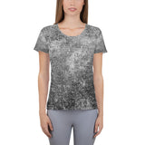 Rock All-Over Print Women's Athletic T-shirt