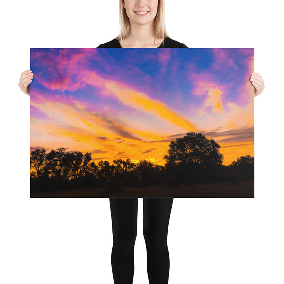 Sunset Photo paper poster